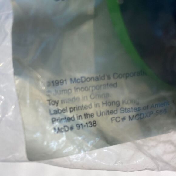 NIP Vtg Michael Jordan McDonald’s Happy Meal Toy Stopwatch 1991 NEW IN PACKAGE - Picture 4 of 5